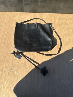 Coach Derby Crossbody Bag in Black Pebble Leather F58661
